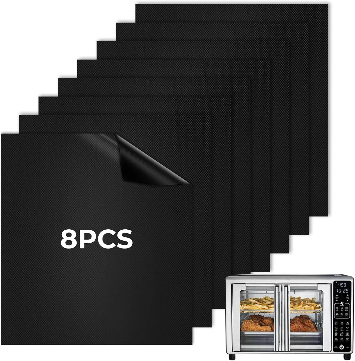 Revestimientos horno reutilizables para tostadora Gourmia GTF7460