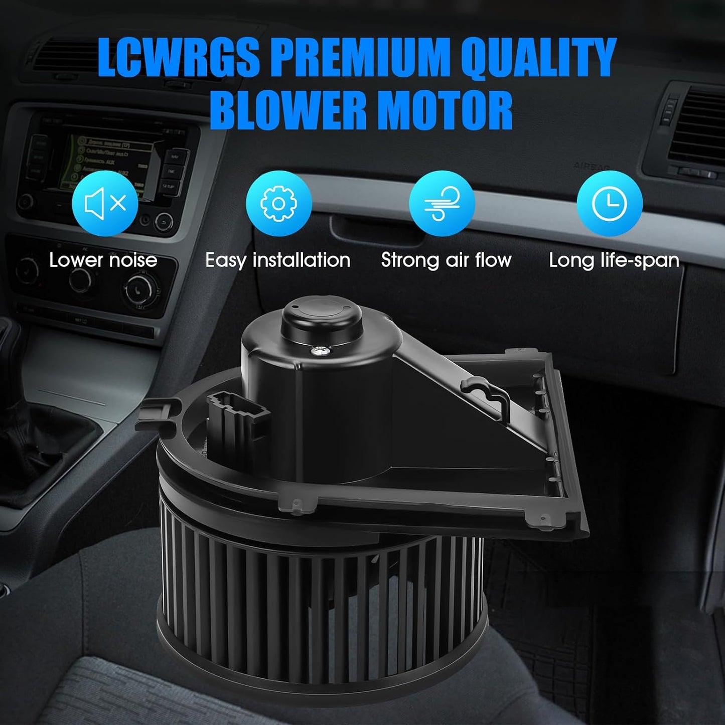 Ventilador motor HVAC VW Beetle Golf Jetta Audi TT