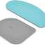 Rasqueta cuenco Gourmet set 2 azul turquesa gris tormenta