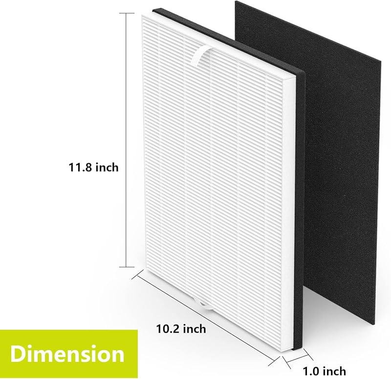 Filtro purificador aire Vornado AC300-550 PCO200-500 carbón activado