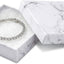 25 Cajas Regalo Cartón Joyería Relleno Algodón 3.5x3.5x1.0