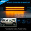 Reflectores parachoques Hummer H2 doble fila rojo