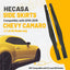 Faldas laterales Chevy Camaro 2010-15 par negro plástico