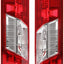Par luces traseras comp Ford TransitHD 15-24 lente rojo