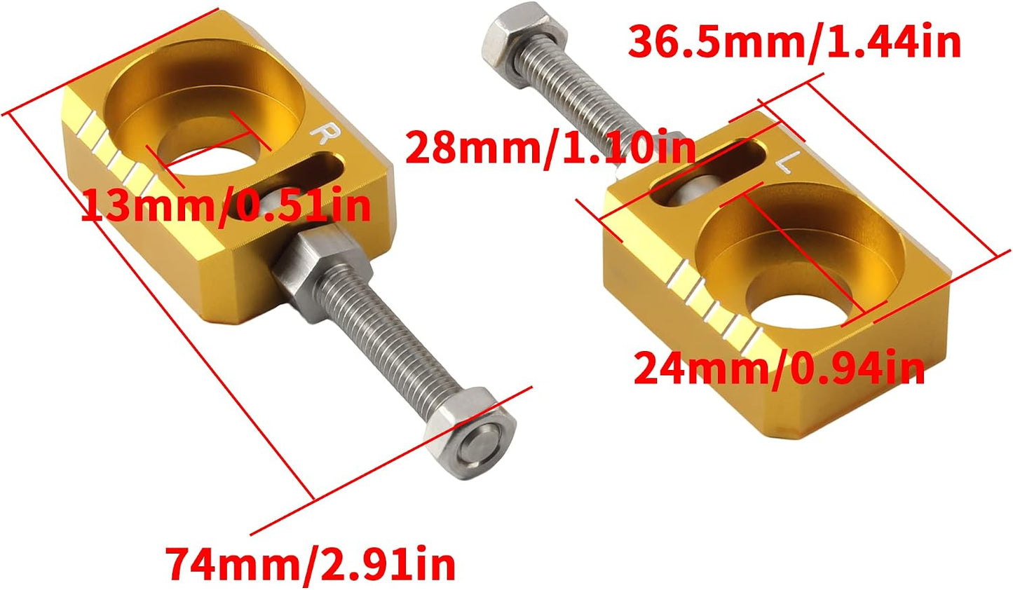 Bloques eje trasero bicicleta eléctrica Sur Ron X160 X260