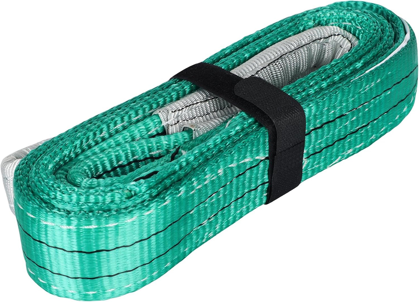 Correas elevación nylon 2x15' ojo plano para gato hidráulico
