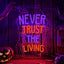 Letrero neón LED atenuable Halloween dormitorio