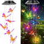 Campanillas viento solares mariposa regalo mujer