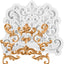 Molde silicona barroco 3D para decorar pasteles y cupcakes