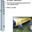 Parte eje brazo rueda medidor cortacésped JD LX172 GT225