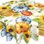 Mantel redondo 60pulg acuarela calabaza girasoles