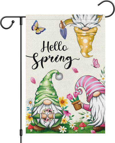 Bandera jardín 12x18pulg doble cara primavera verano