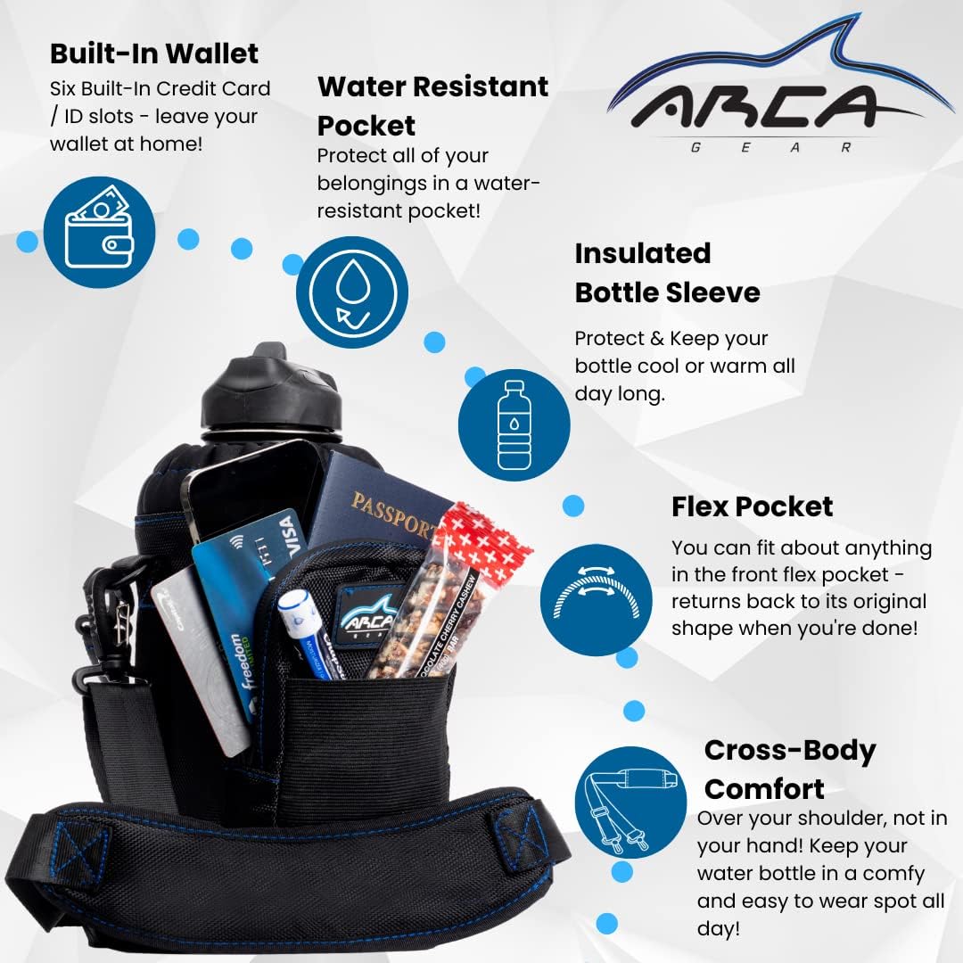 Bolsa agua aislada 64oz con asa hombro y cartera