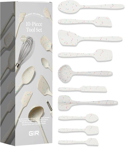 Set 10 Utensilios Silicona Cocina Antiadherente