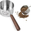 Taza medidora acero inox para perros patrón elegante