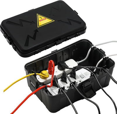 Caja eléctrica exterior impermeable 12.5x8.5x5pulg IP54