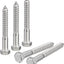 Tornillos hexagonales acero inox 304 1/2x4