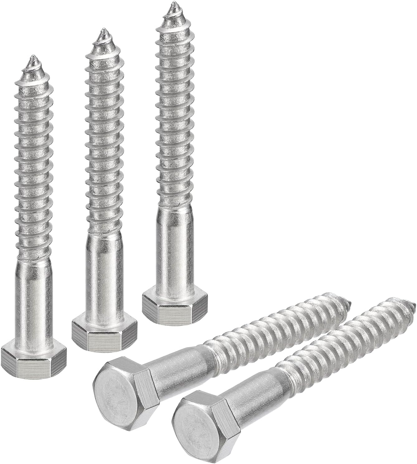 Tornillos hexagonales acero inox 304 1/2x4