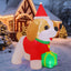 Inflable Navidad 1.5m Cavalier King Charles con LED para