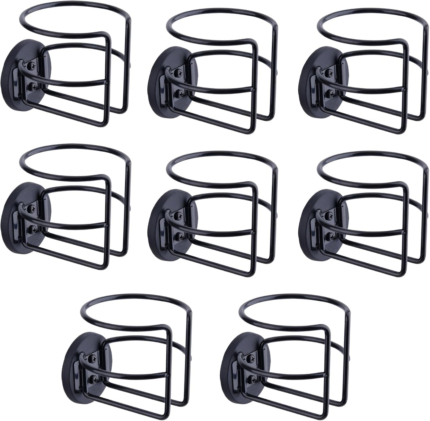 8 Portavasos magnéticos soporte taza tractor autobús negro