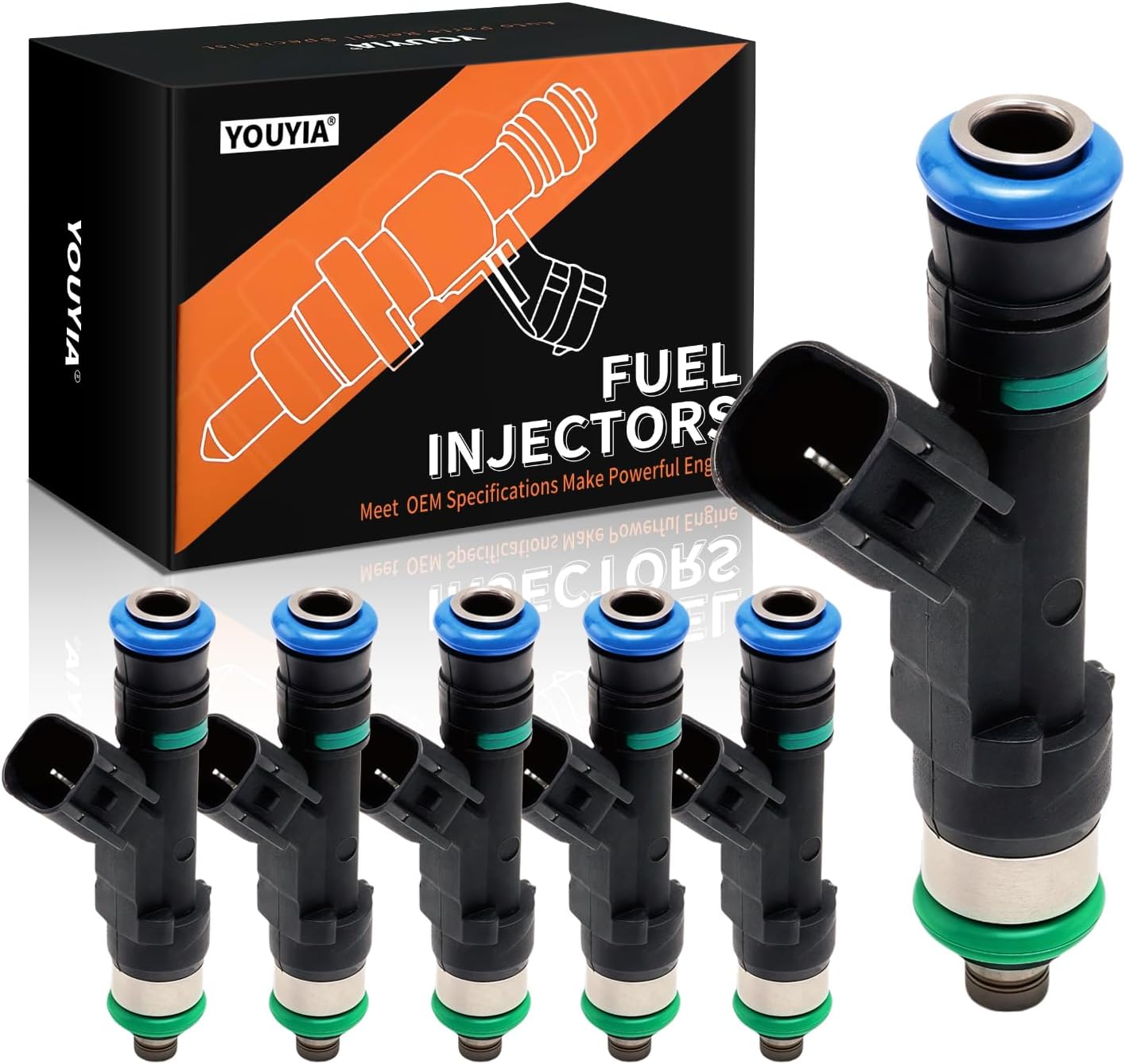 6 Inyectores Combustible Comp Jeep Wrangler Dodge Chrysler