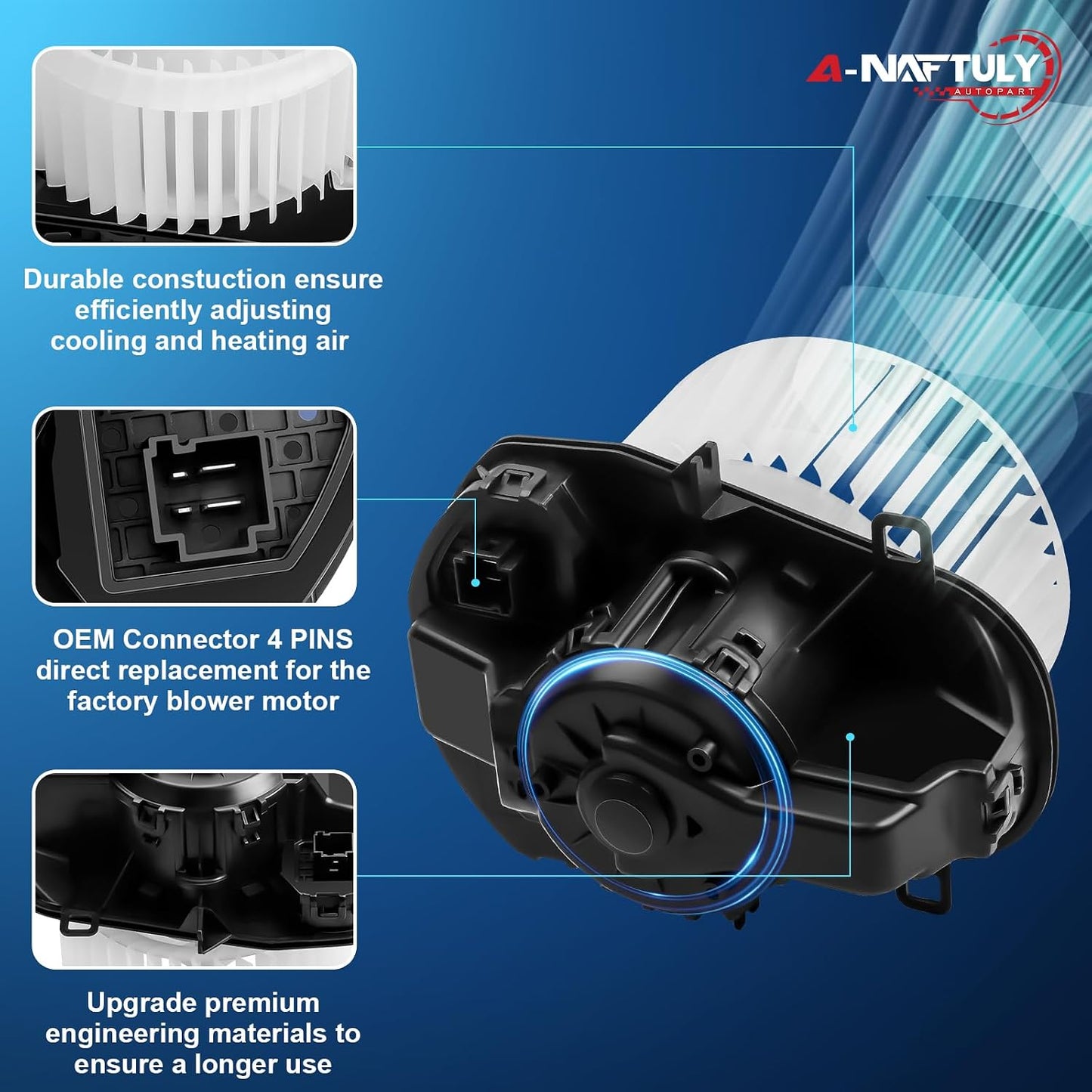 Repuesto ventilador motor HVAC Porsche Cayenne VW Touareg