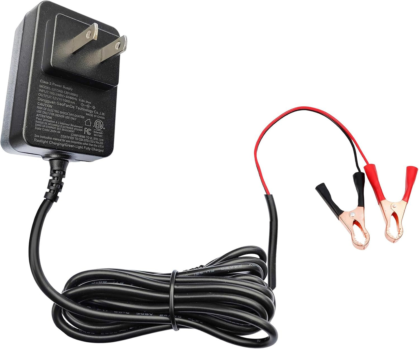 Cargador automotriz 12V 1000mA flotante desulfatador