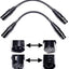 Juego 2 adaptadores XLR 3 a 5 pines