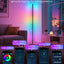 Lámpara pie LED RGB 64.5pulg control remoto 16M colores