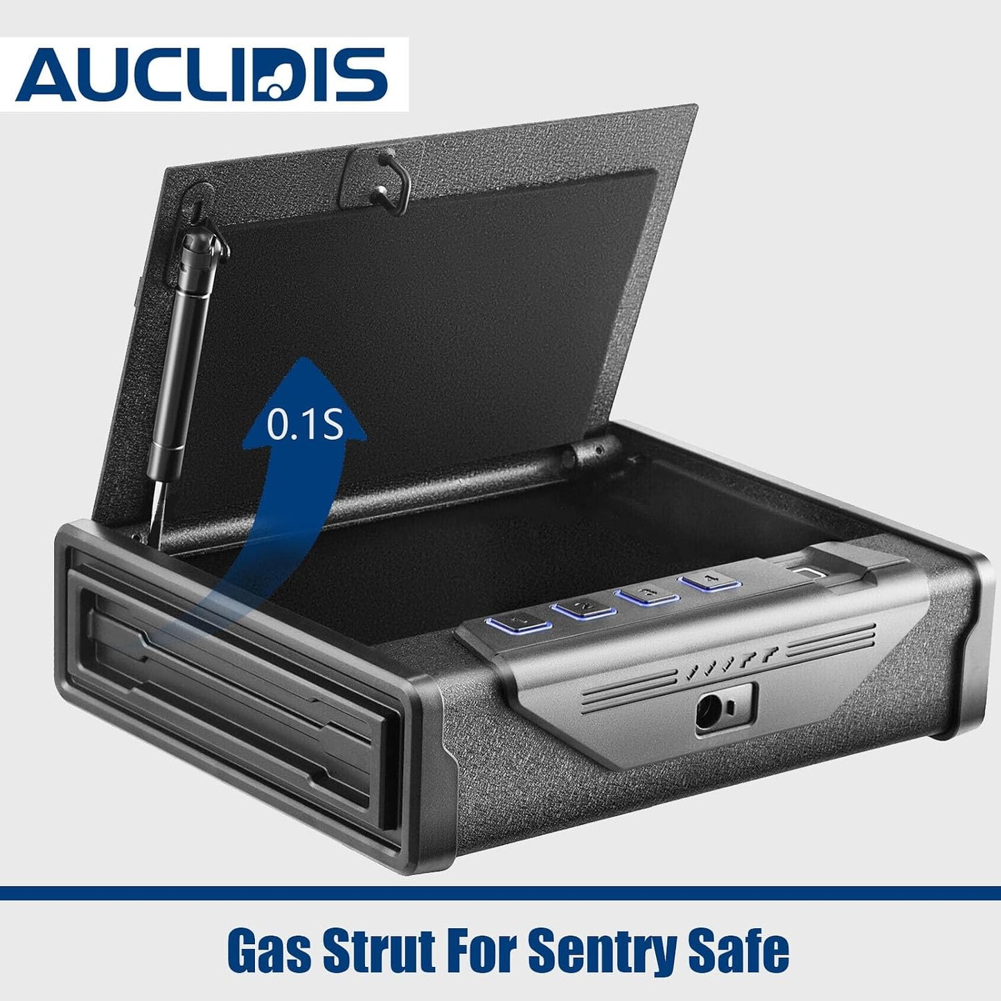 Soporte resorte gas 7.5" para puerta caravana