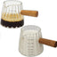 Set 2 Tazas Espresso Madera 6oz Jarra Espumar Leche Vidrio