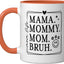 Taza Cerámica para Madre Día de la Madre Naranja/Blanca