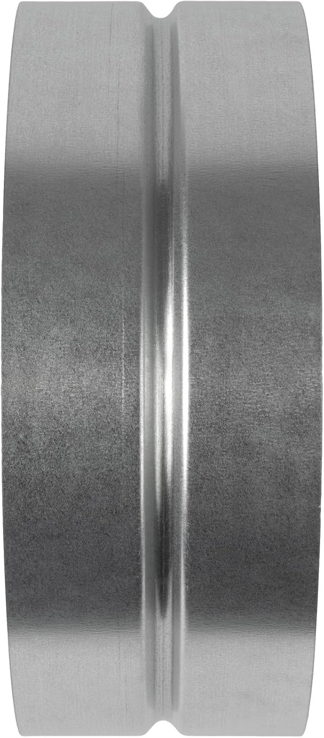 Conector conducto acero galvanizado 8pulg acoplador ventilación