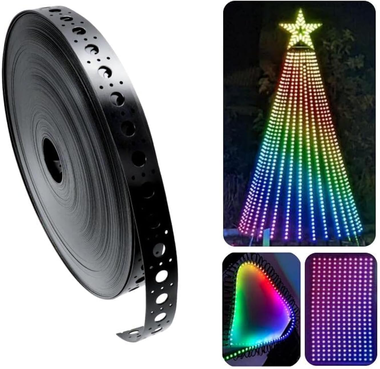 Tira RGB Pixel MegaTree 164pies Negro