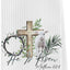 Toalla de té de mano decorativa cristiana 16x24pulg