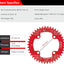 Cadena ancho estrecho 30-52 dientes para bicicleta MTB