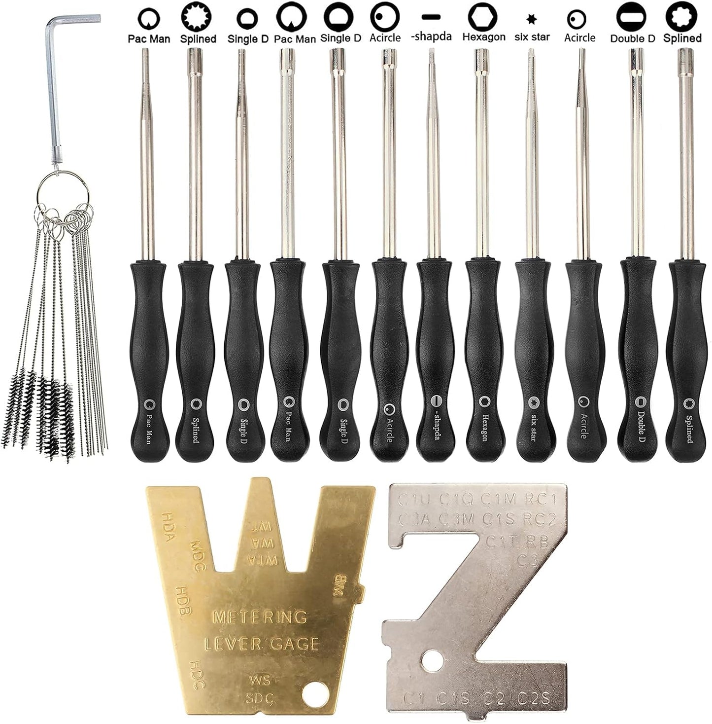 12 Pzas Herramientas Ajuste Carburador 2 Ciclos Motor