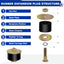 Tapones goma expansión 1-3/8 pulg 5 pzas para motores