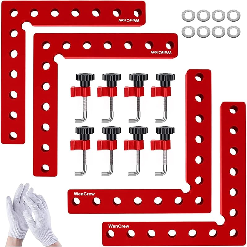 Abrazaderas esquina carpintería 5.5" set 4