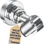 Soporte ducha mano metal cromado ajustable con bola