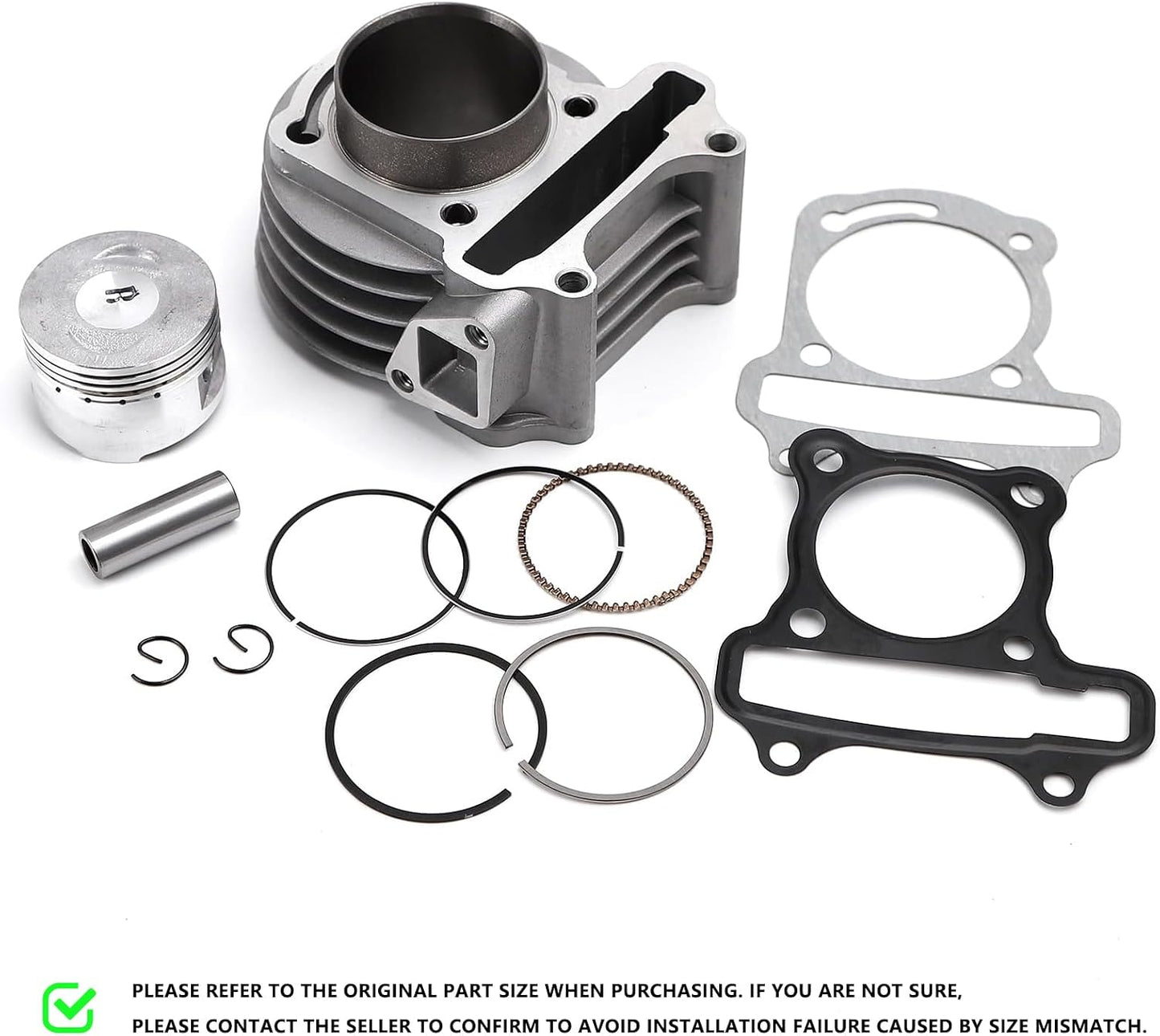 Kit cilindro motor GY6 50cc 139QMA 139QMB