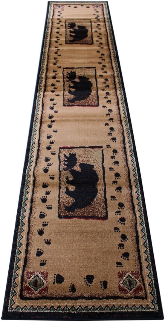 Alfombra pasillo oso cachorro 2'4"x10'10"