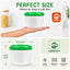 Recipientes plástico 32oz 12uds reutilizables airtight
