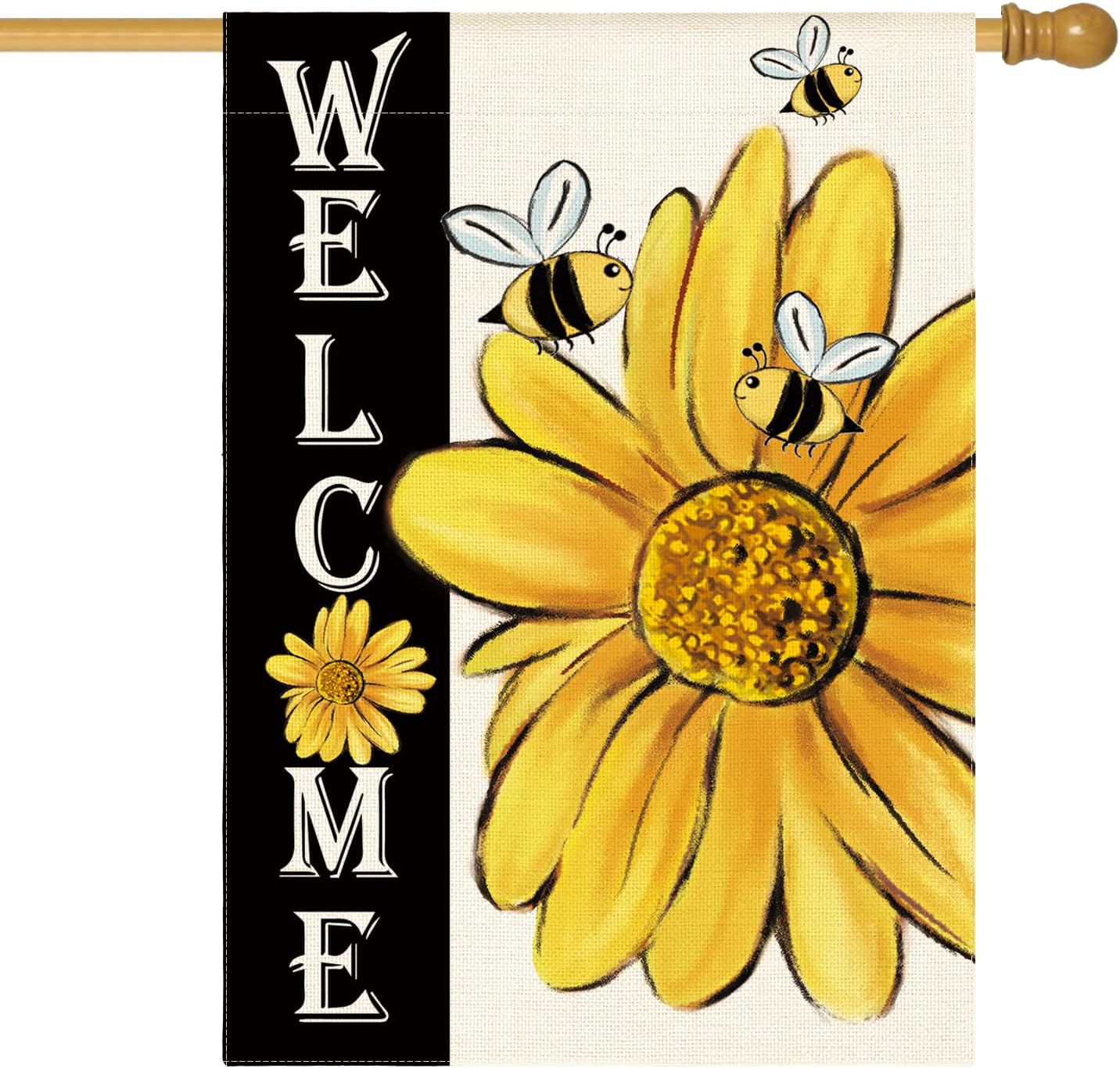 Bandera primavera verano 28x40" doble cara resistente