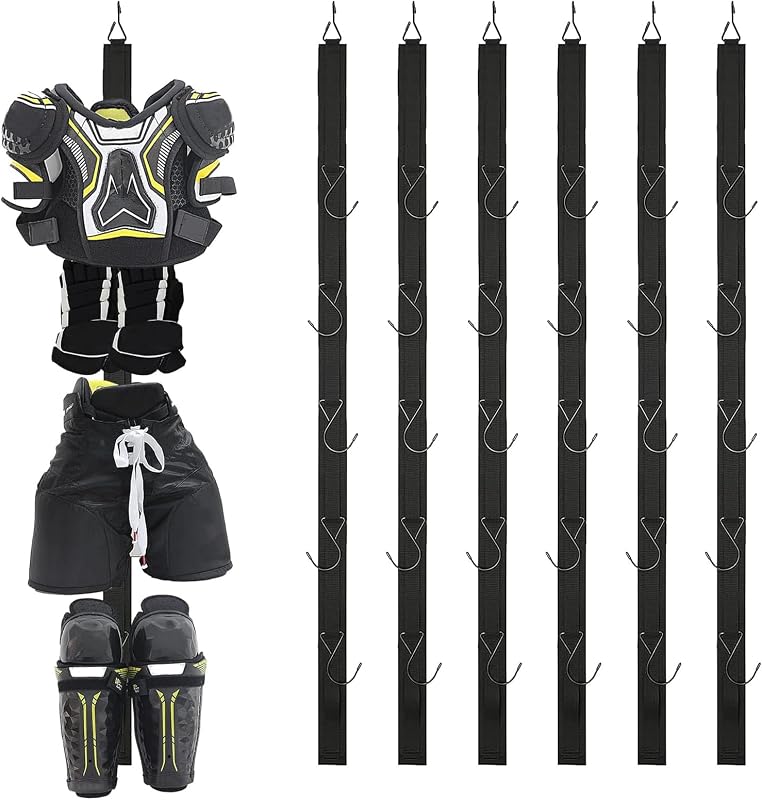 6 Pzas Percha Hockey Portátil para Secar al Aire Libre