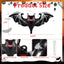 4 Murciélagos Inflables Halloween 26" Negro Exteriores