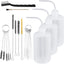 Kit limpieza 24 pzas 3 botellas 21 aerosoles plástico cepillos