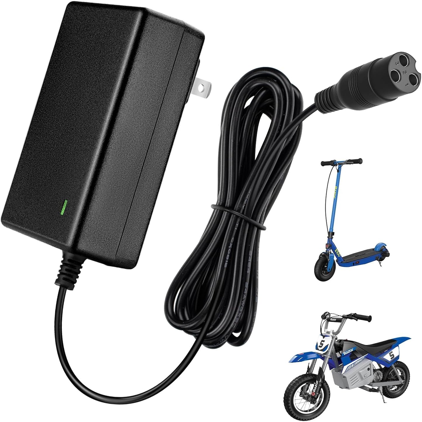 Cargador 24V para Scooter Razor MX350 MX400