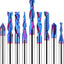 Set 9 Brocas Carburo 1/4pulg Multiusos Carpintería