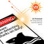 Letrero metal resistente 10x13pulg piscinas parques